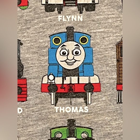 EUC GAP Thomas & Friends Kids T-Shirt with Colorful Train Characters (12-18 mos) - Picture 3 of 7